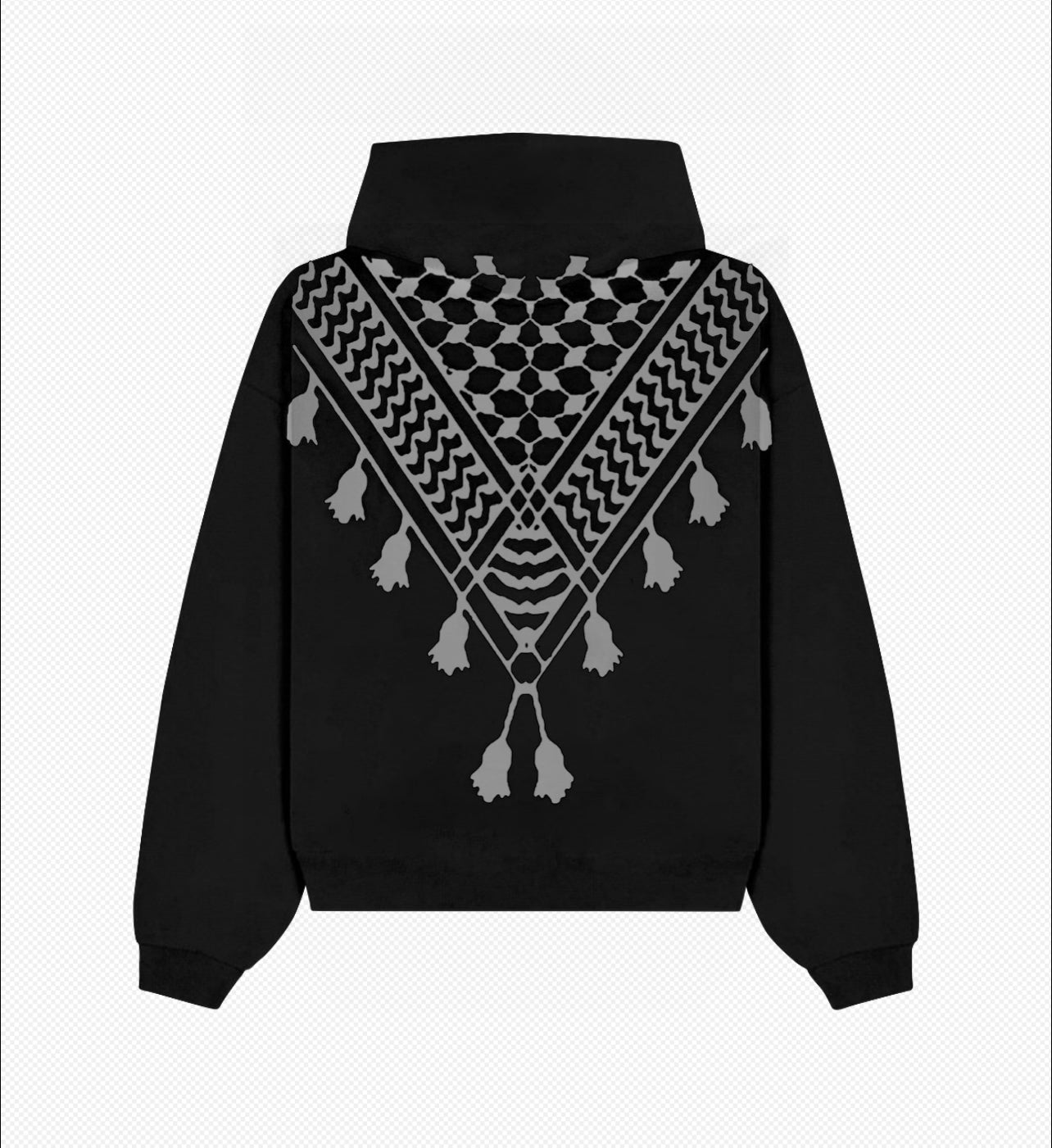 Grey Kuffiyah x Khayr Hoodie