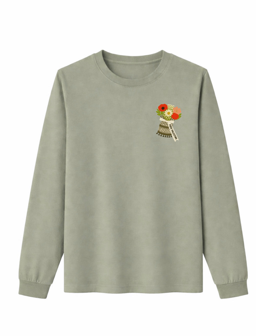 Warda Bouquet long sleeve shirt